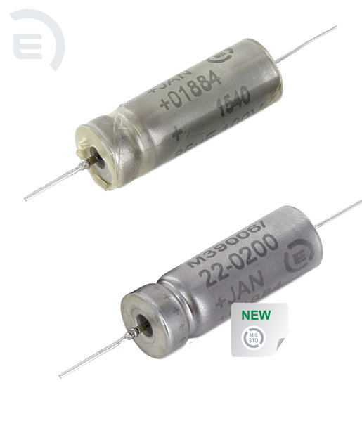 Exxelia expands its range of wet tantalum capacitors qualified to the American standard MIL-PRF-39006